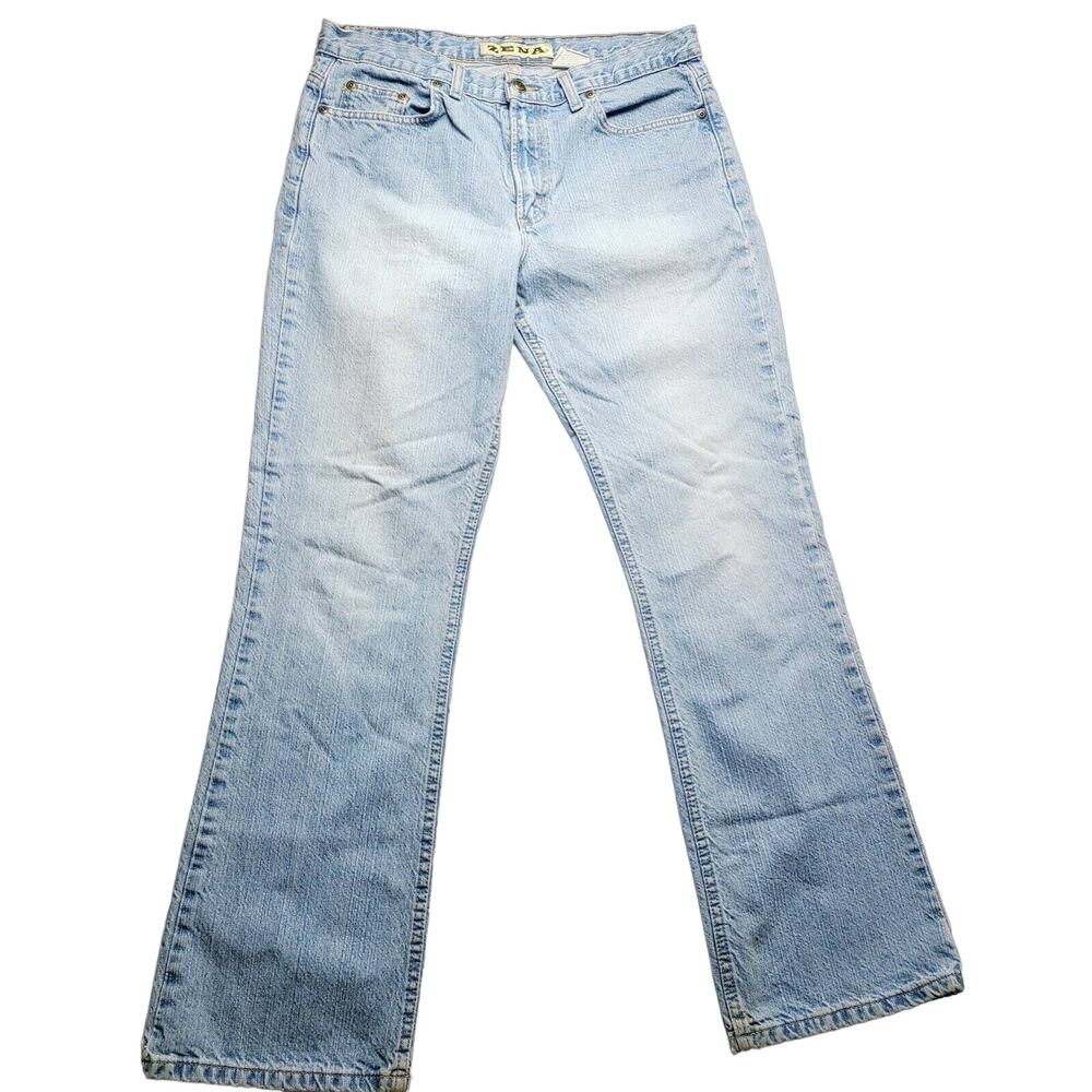 Vintage Zena Womens Light Wash Boot Cut Jeans Size 12